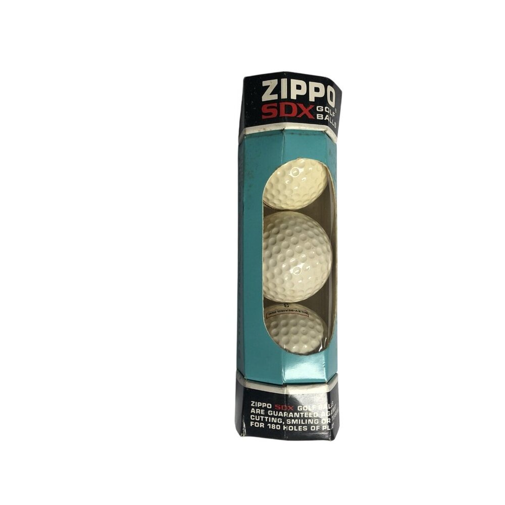 Vintage ZIPPO SDX "SNYDER TANK CORP" logo Signature Golf Balls (1 sleeve of 3)